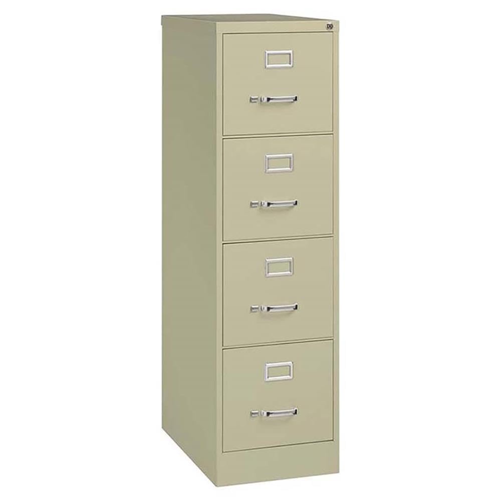 Beige 4-Drawer Metal Letter File Cabinet Z52631