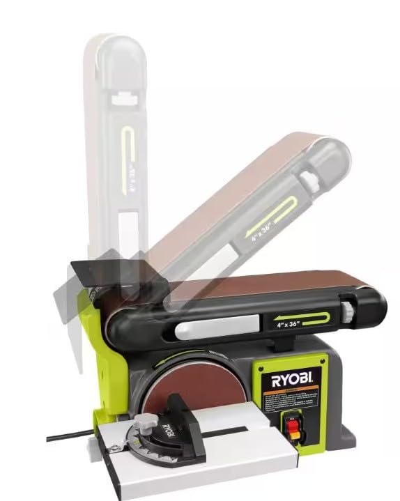 4 in. x 36 in. Belt & 6 in. Disc Corded Benchtop Sander W37040