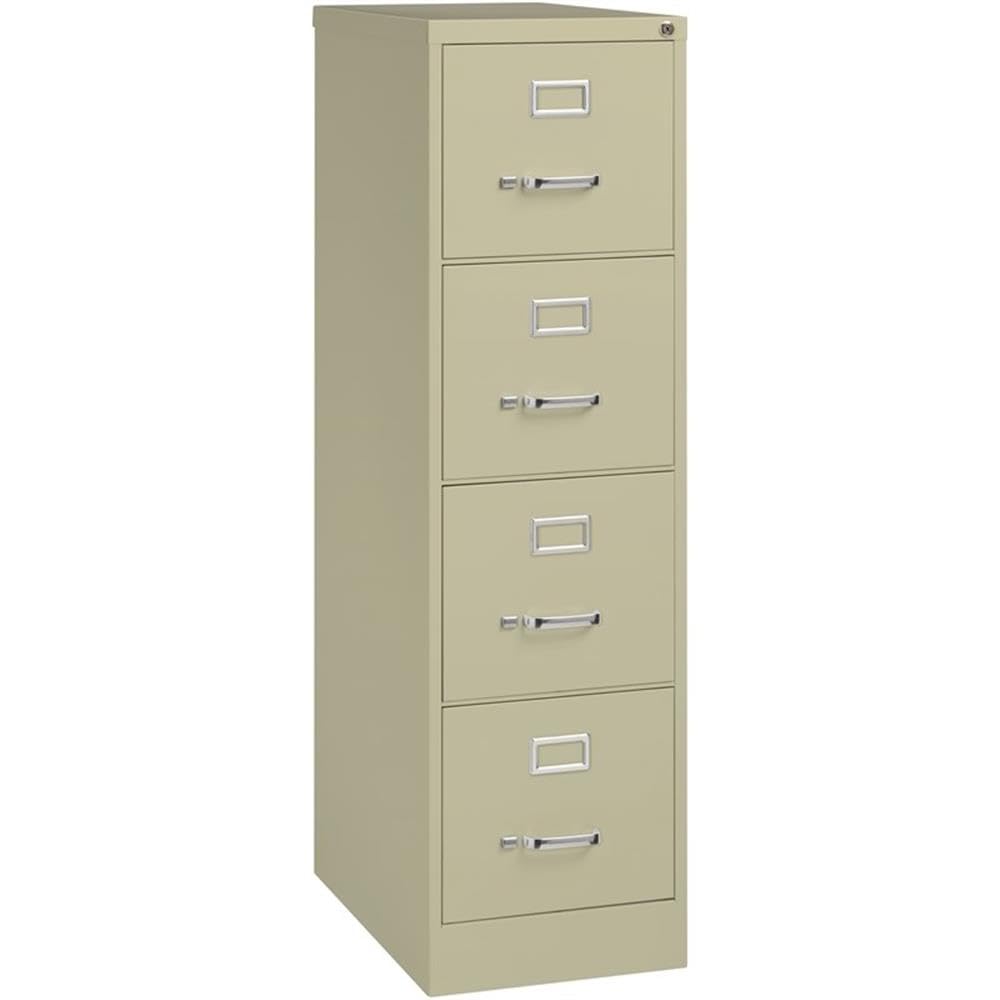 Beige 4-Drawer Metal Letter File Cabinet Z52631