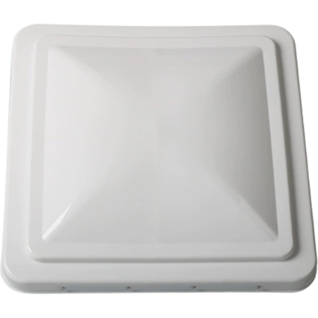 14 Inch White Weather-Resistant Plastic RV Vent Cover C27518