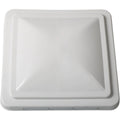 14 Inch White Weather-Resistant Plastic RV Vent Cover C27518
