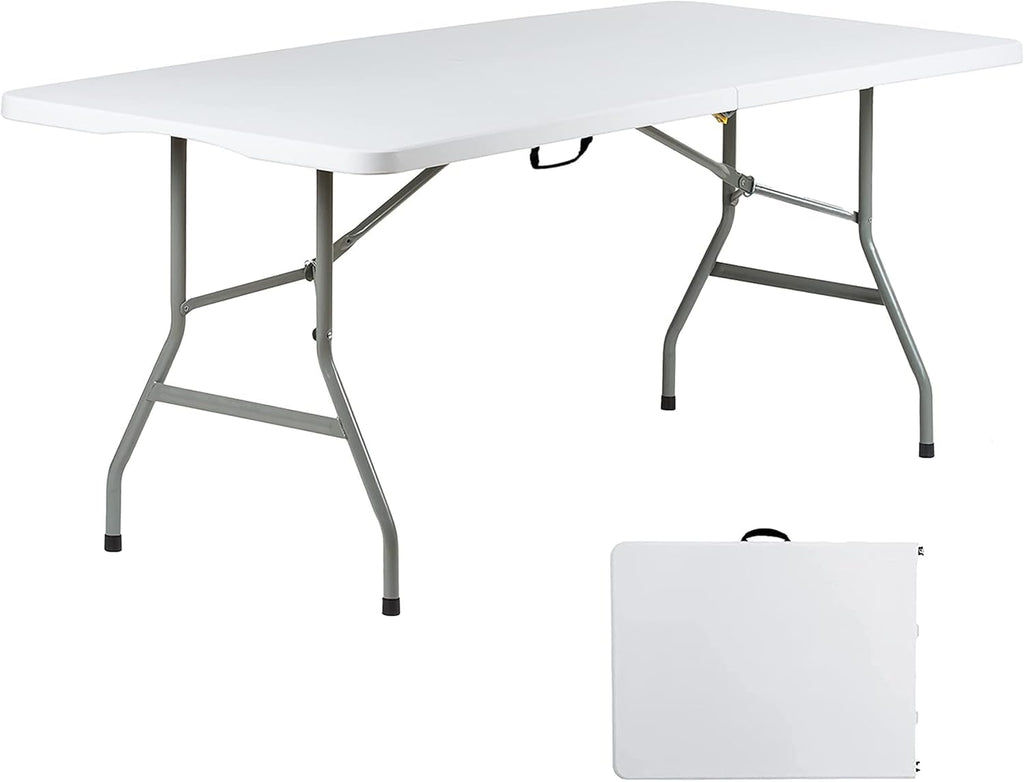 6ft Heavy Duty Foldable Plastic Folding Table T6699
