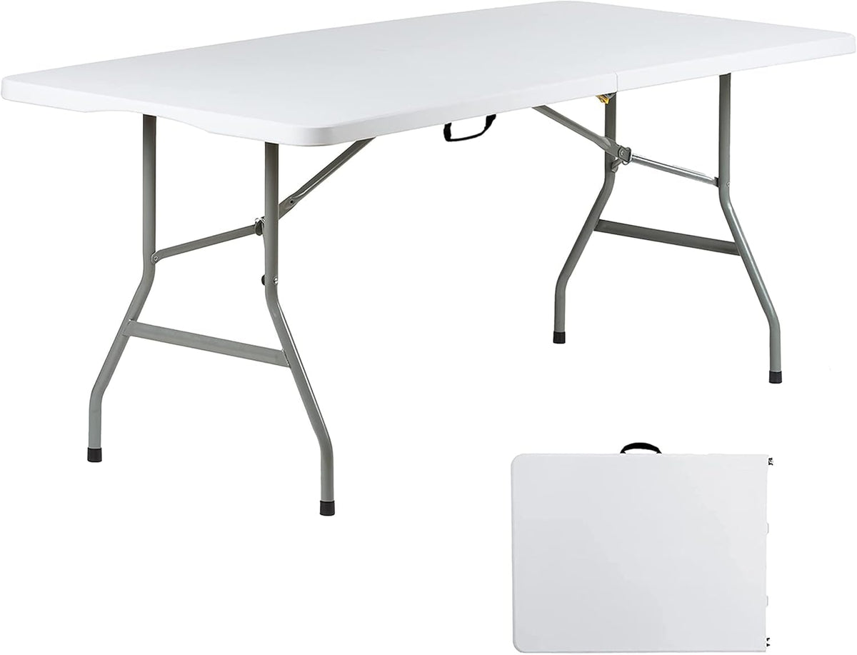 6ft Heavy Duty Foldable Plastic Folding Table T6699