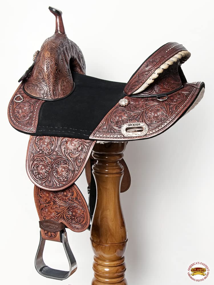 Western Horse Treeless Trail Barrel Saddle Leather F949