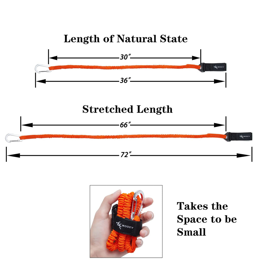 Kayak Paddle Leash Stretchable Coiled Lanyard H58463