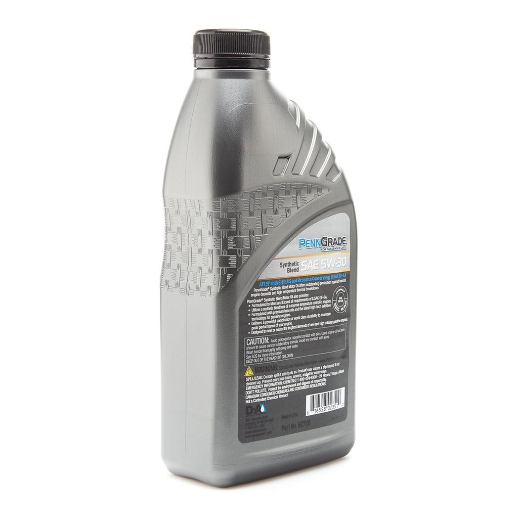 Synthetic Blend Oil SAE 5W-30 1 Quart Pack of 6 A73083