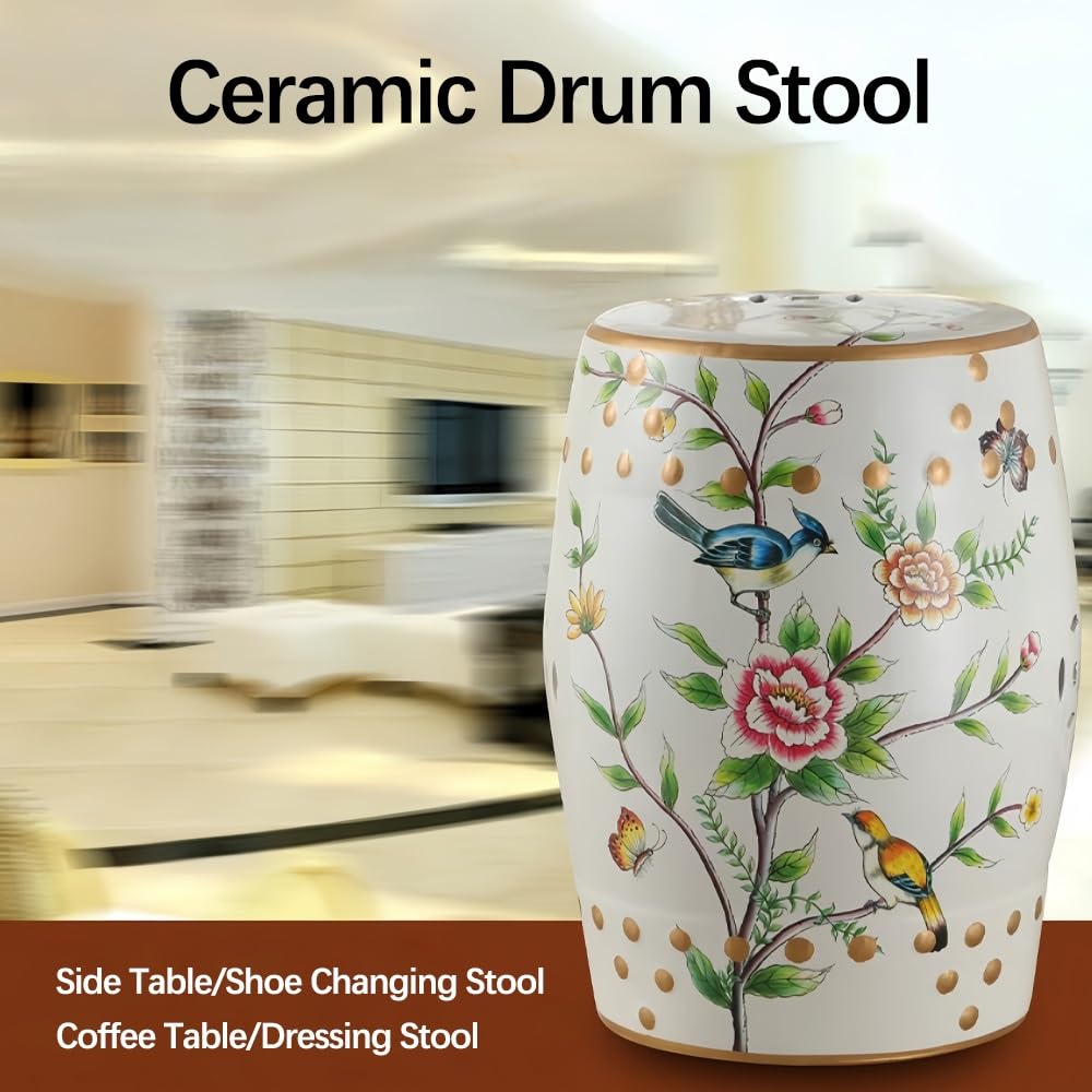 Ceramic Garden Stool S978924