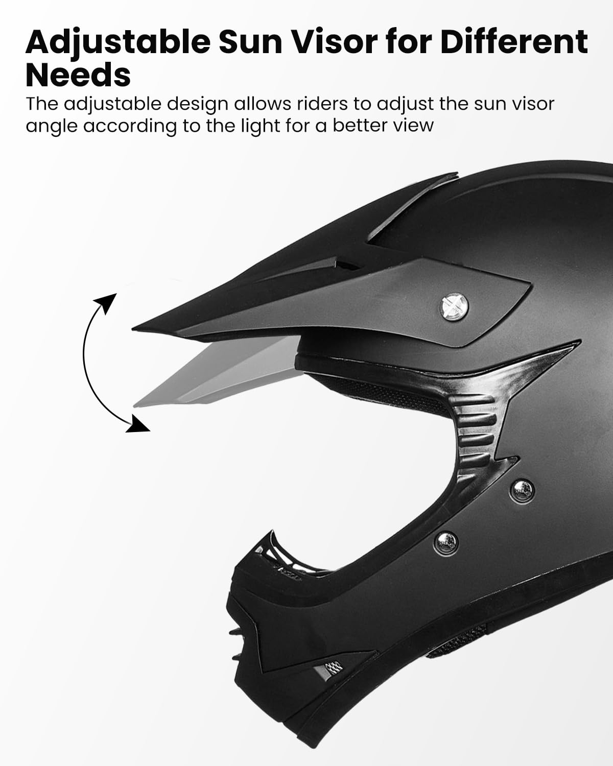 Kids Full-Face Dirt Bike Helmet W594143