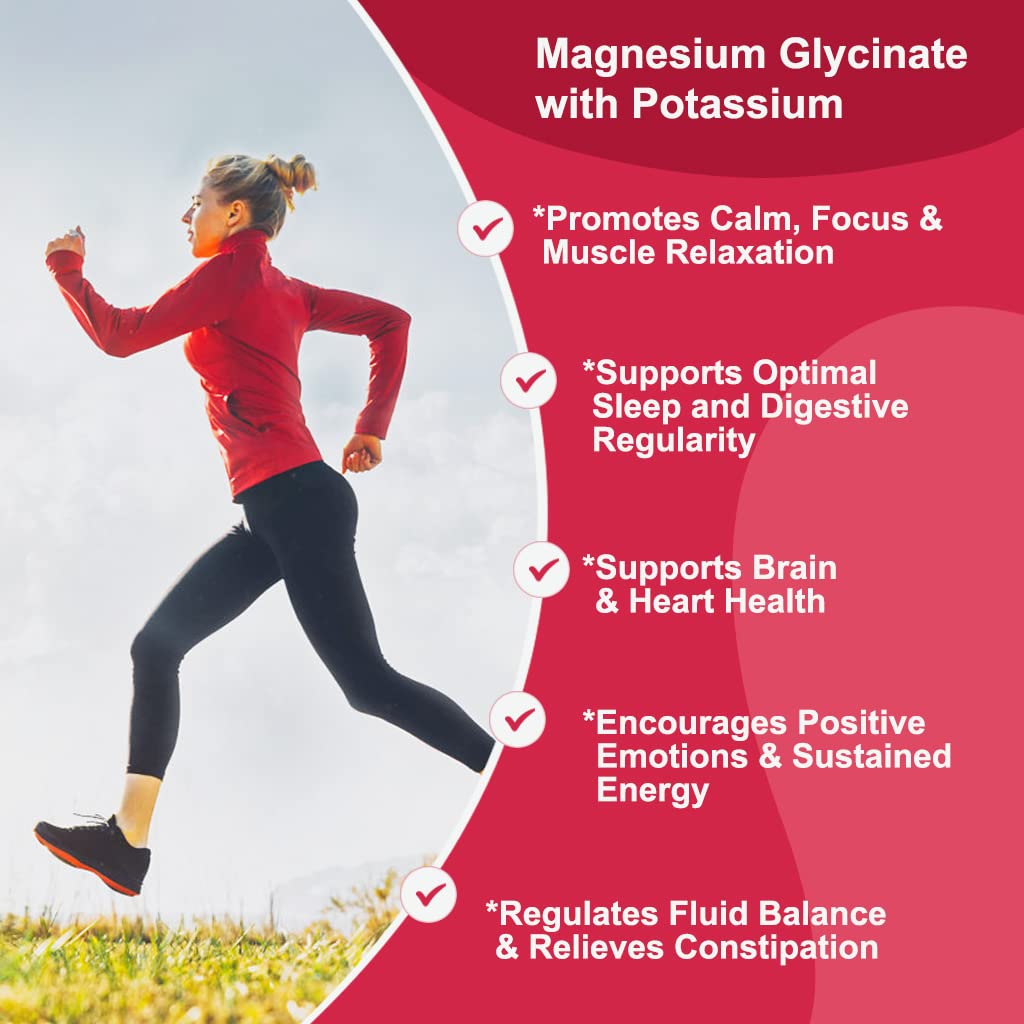 Magnesium Glycinate Gummies 400 mg with Vitamin D, B6 - 60 Gummies E63925