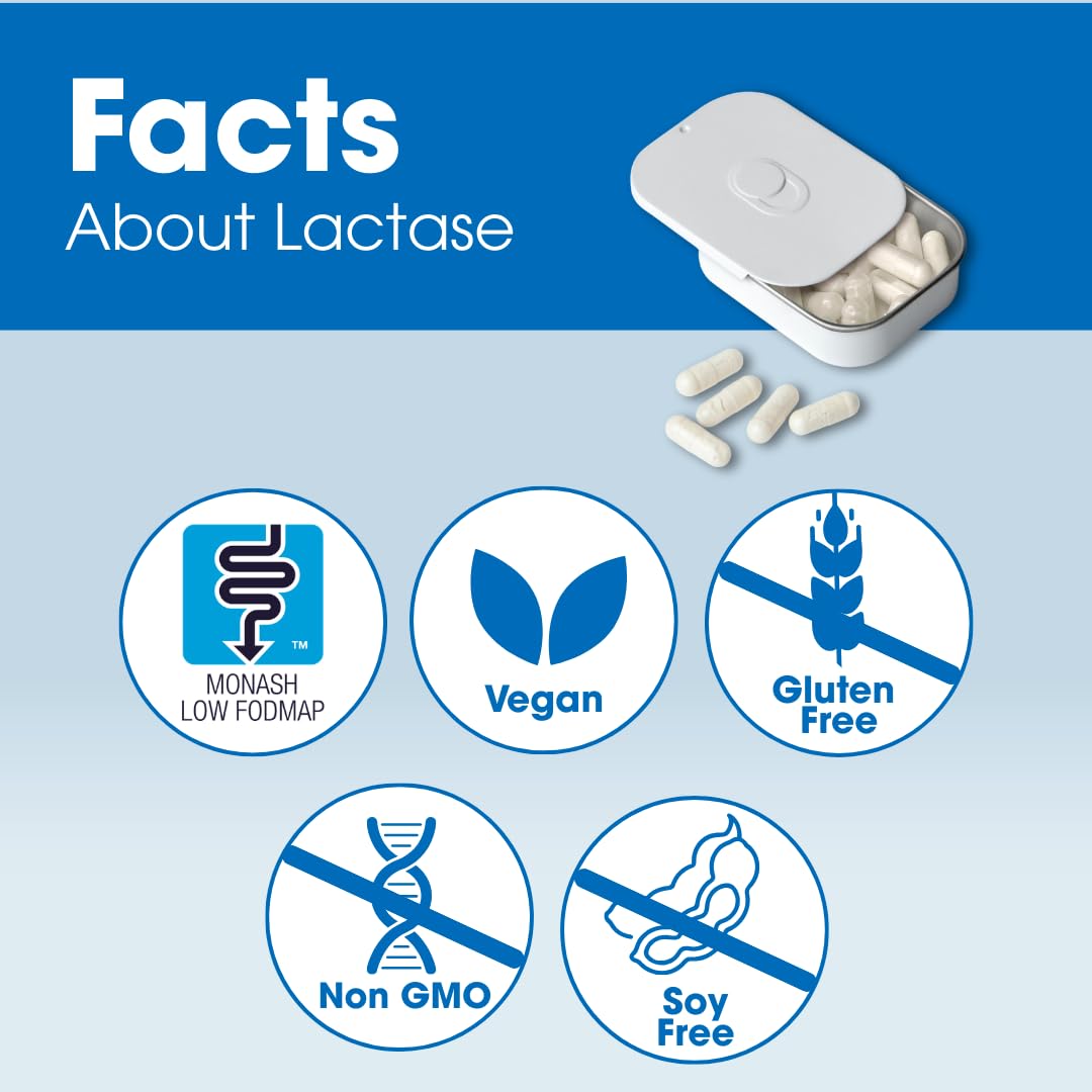Lactase 10,000 Digestive Enzymes 36 Capsules H362