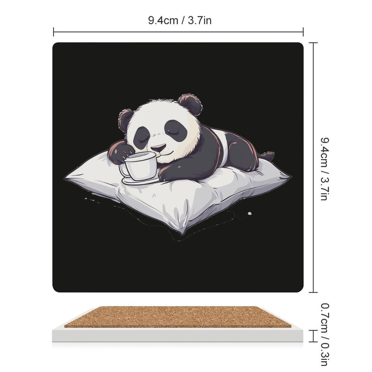 Ceramic Coasters Set P492