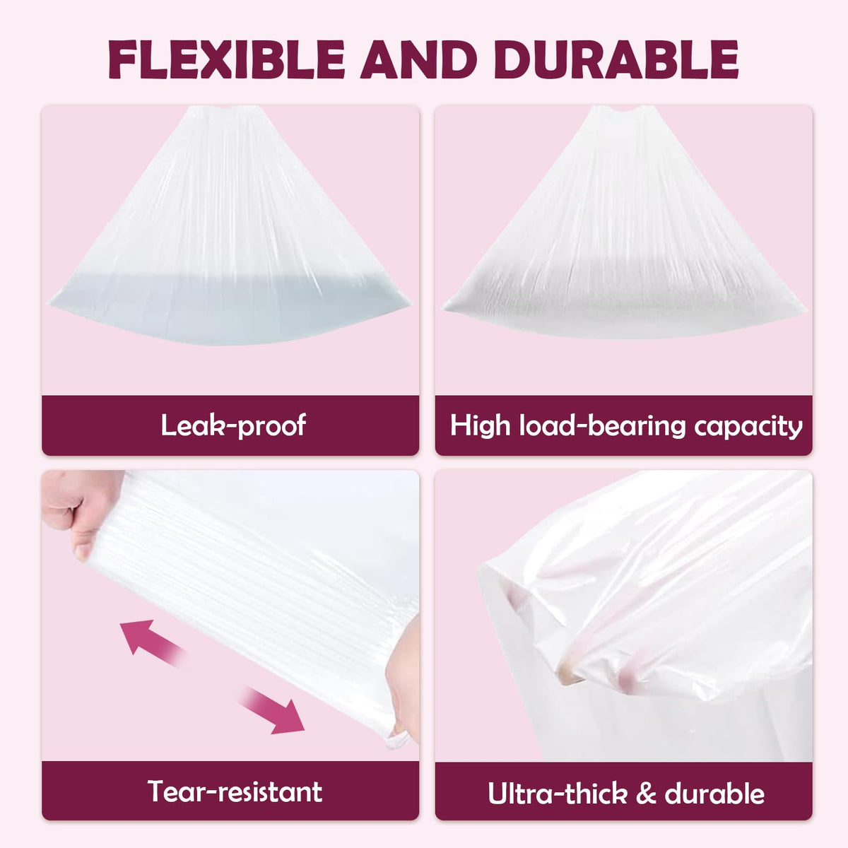 60pcs Cat Litter Box Liners D281
