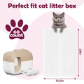 60pcs Cat Litter Box Liners D281