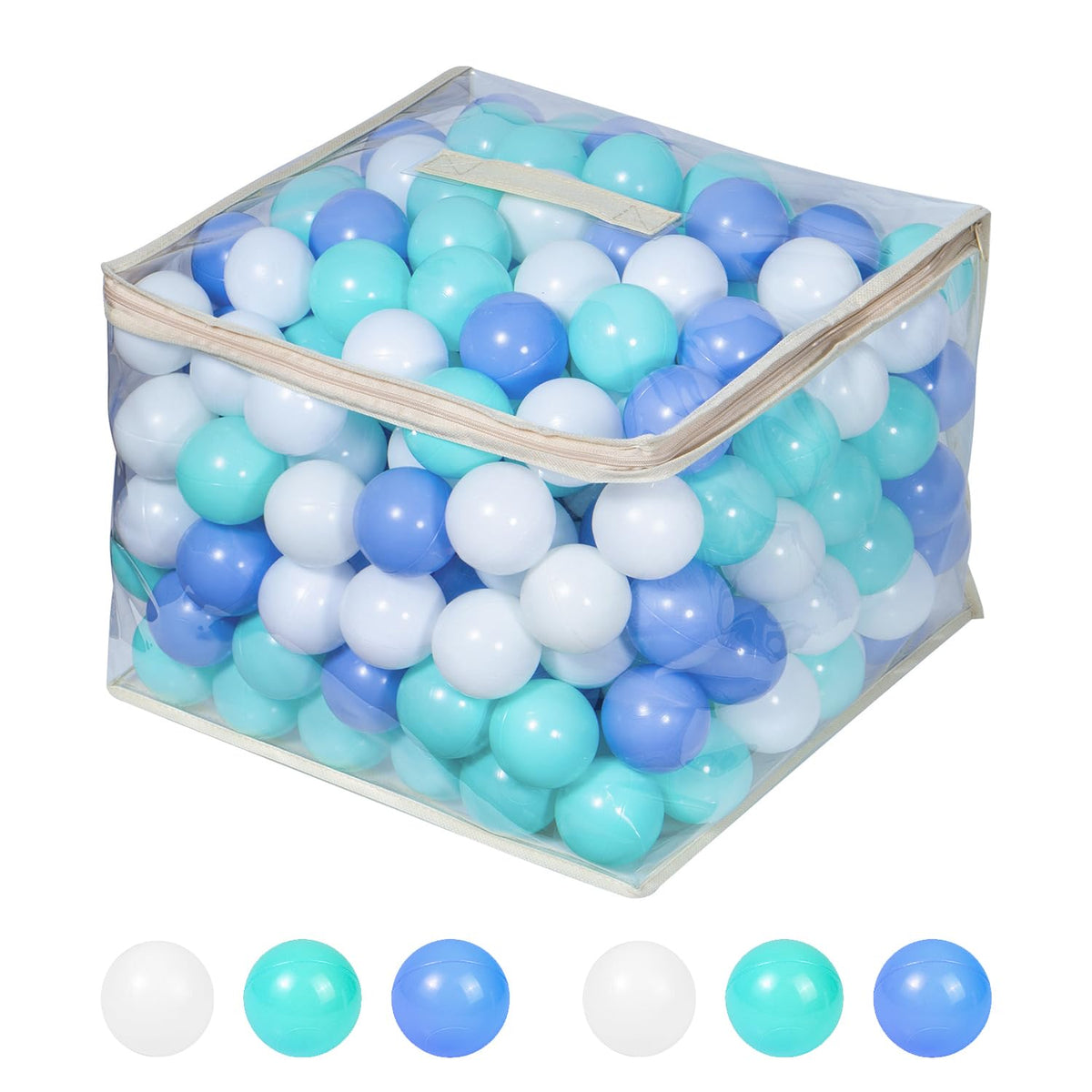 BPA Free Crush Proof Plastic Ball Pit Balls 2.15 Inch V85248