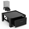 Black Washer and Dryer Pedestal with Drawer W554608