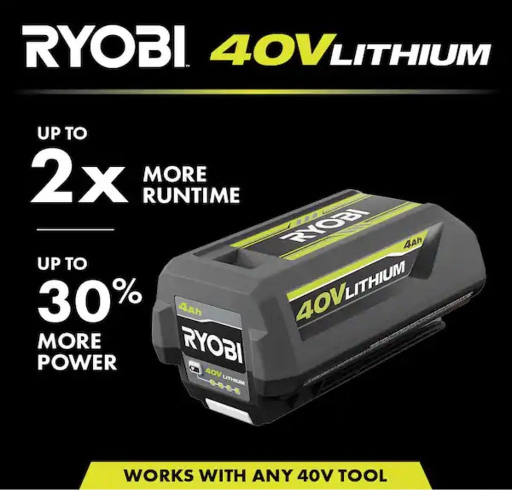 40V Lithium-ION 4.0 AH Battery and Charger G142072