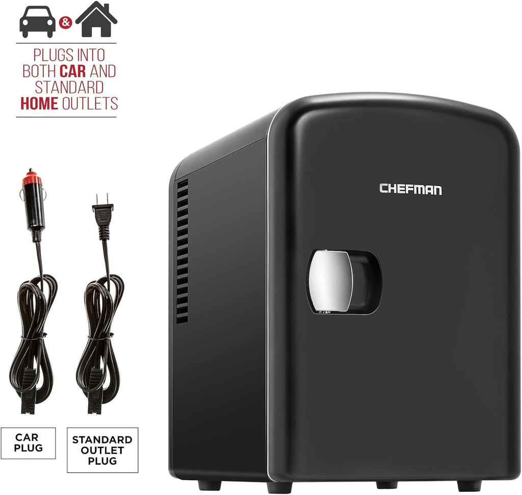 Black Portable Mini Fridge 4-liter Z102