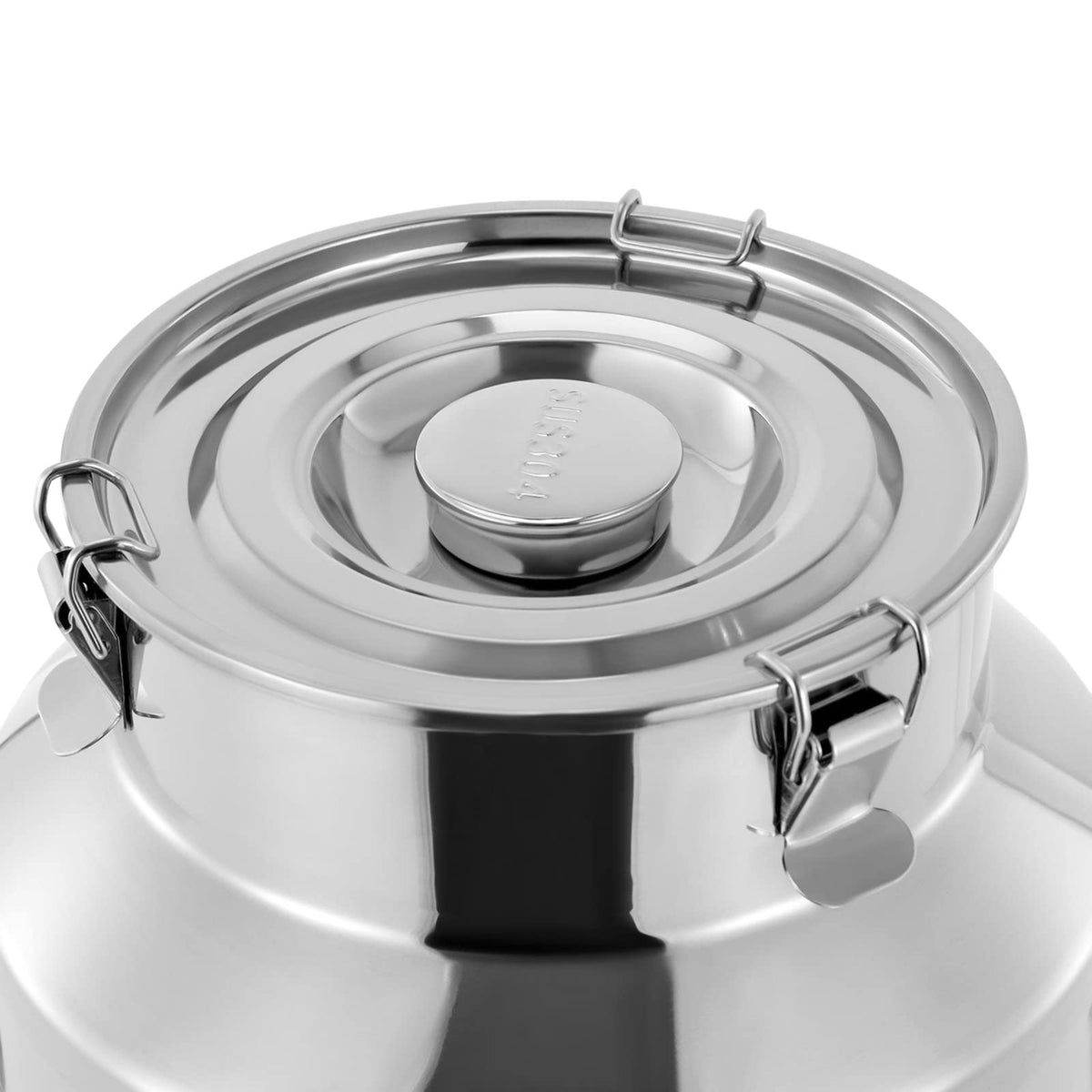 7 Gallon Stainless Steel Milk Can with Sealed Lid A332971