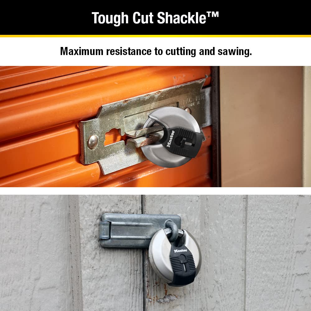2-3/4-inch Wide Stainless Steel Disc Padlock Q443358