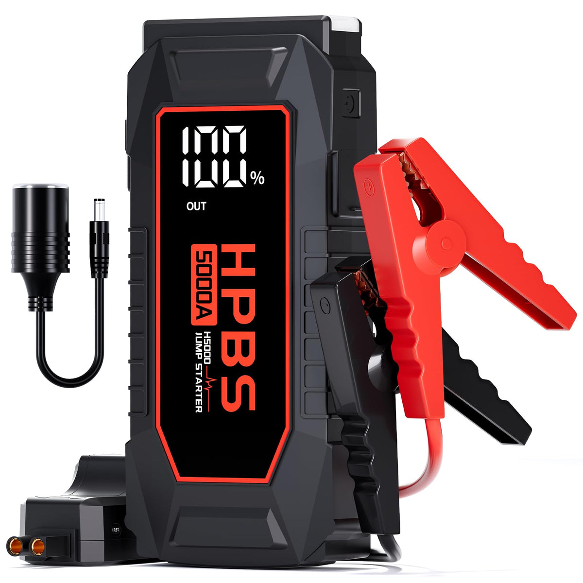 5000A Peak 12V Portable Jump Starter with 3.0" LCD Display S8697