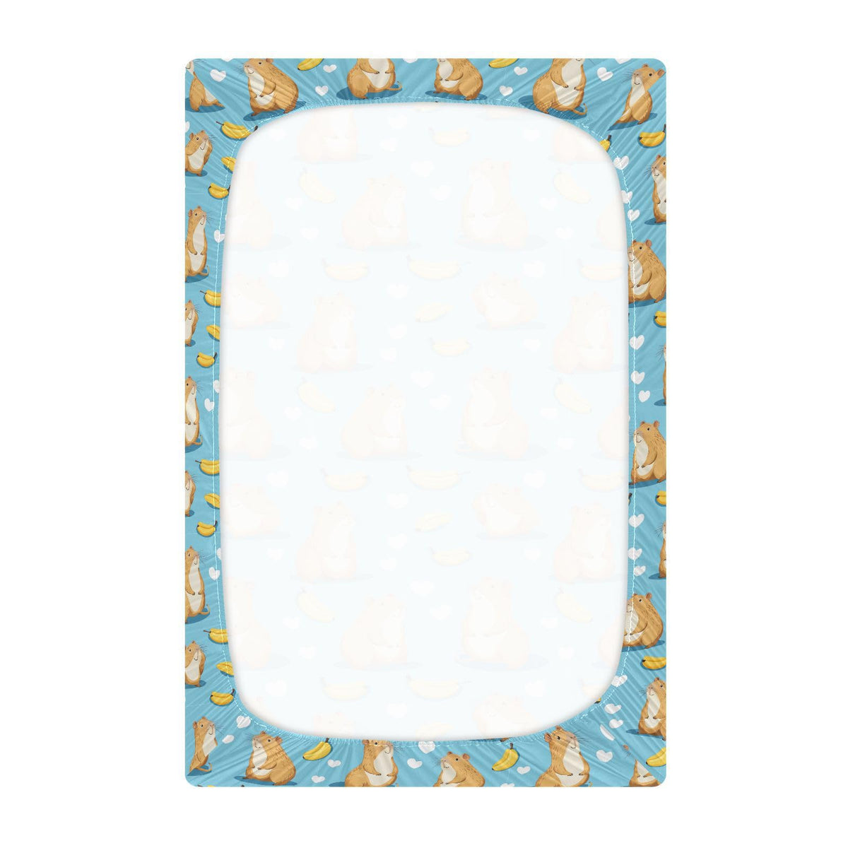 Soft Breathable Microfiber Fitted Crib Sheet, Standard Size 28in x 52in D13930