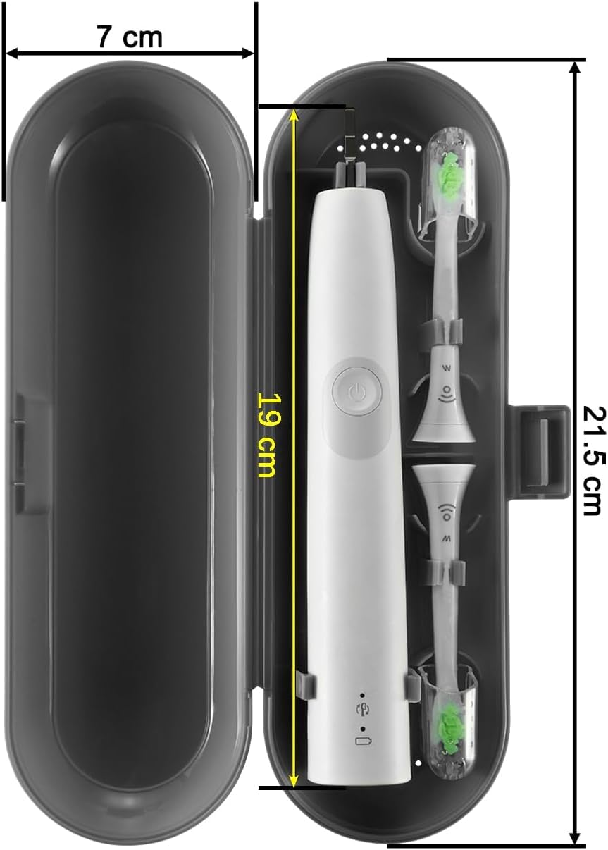 Plastic Electric Toothbrush Travel Case S36675