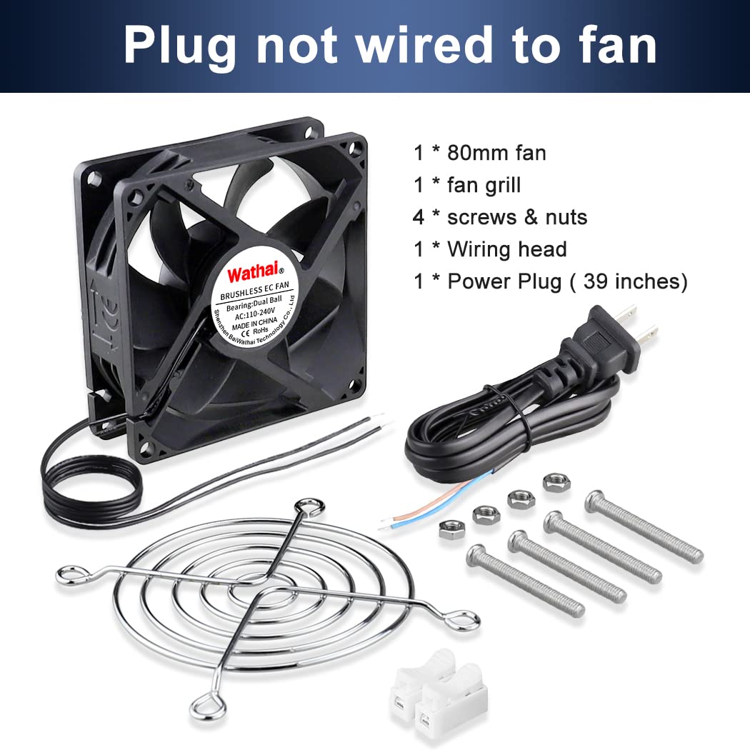 80mm EC Axial Brushless Cooling Fan Y152