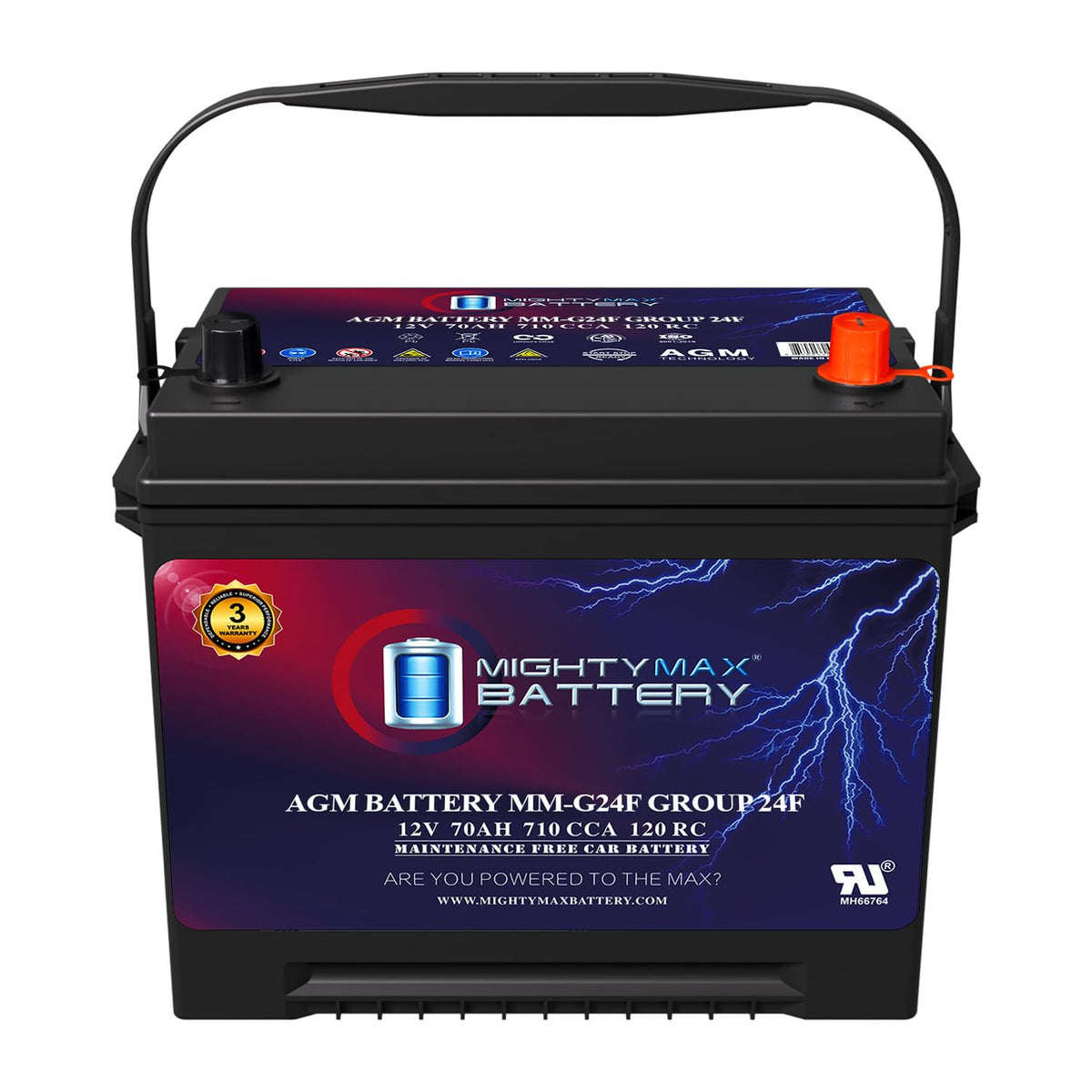 12V 70Ah AGM Replacement Battery K430235