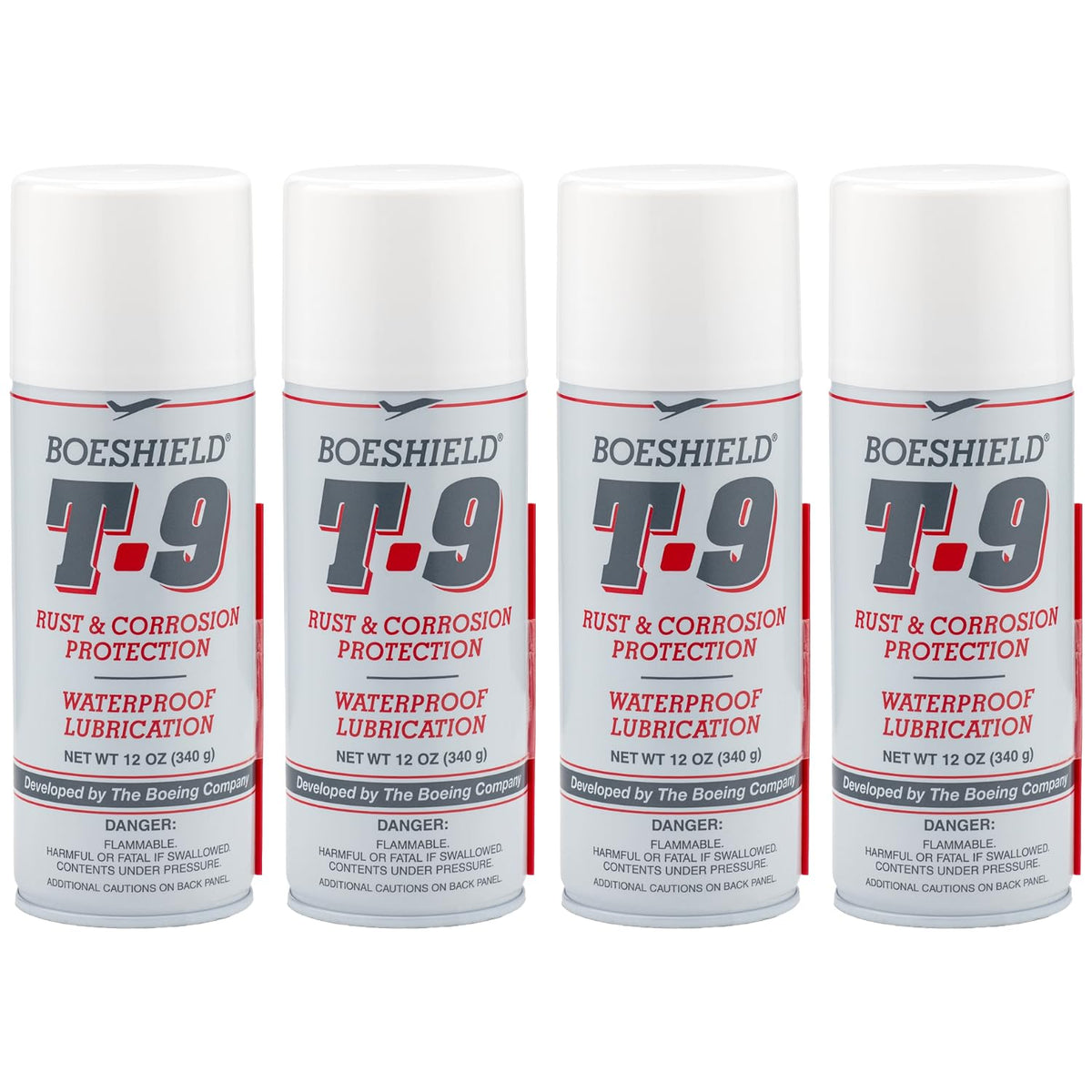 Waterproof Wax-Based Lubricant & Corrosion Inhibitor, 12 oz Aerosol, Pack of 4 D8274