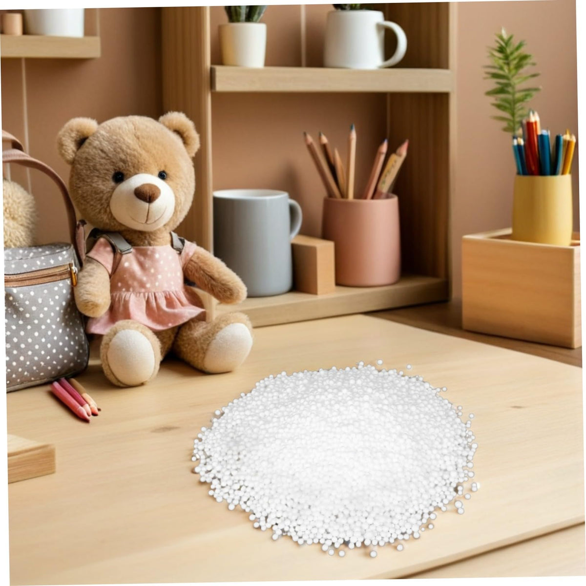 White Soft Foam Stuffing Z9549