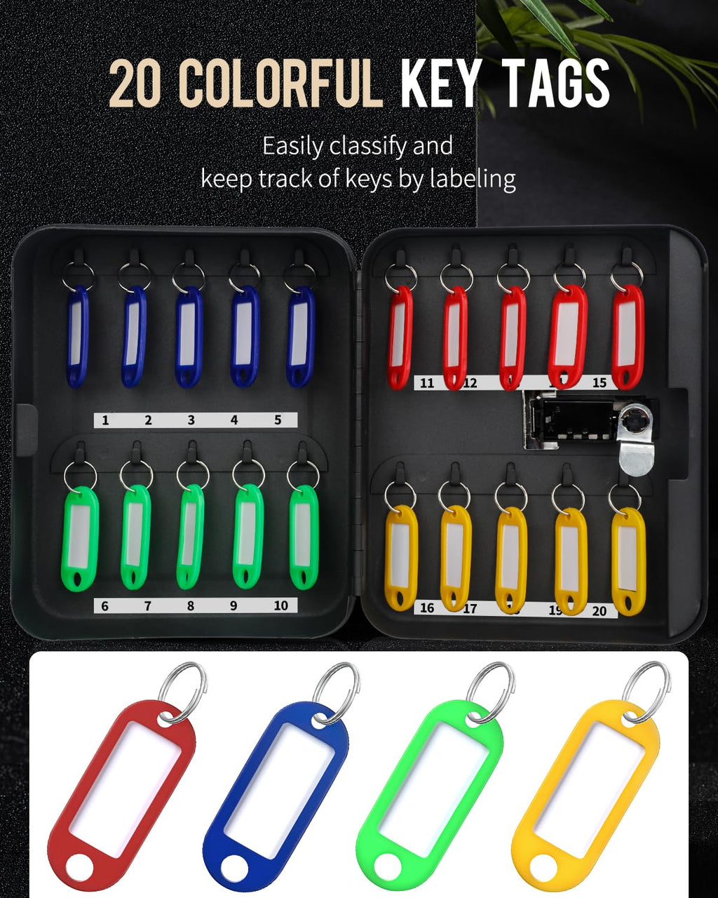 Steel Key Cabinet with Combination Lock Y984832