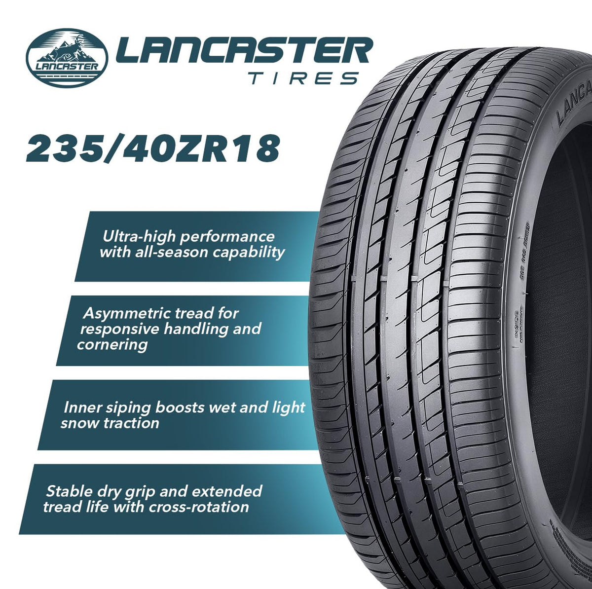 All Season 235/40ZR18 95W XL Passenger Tire A471506