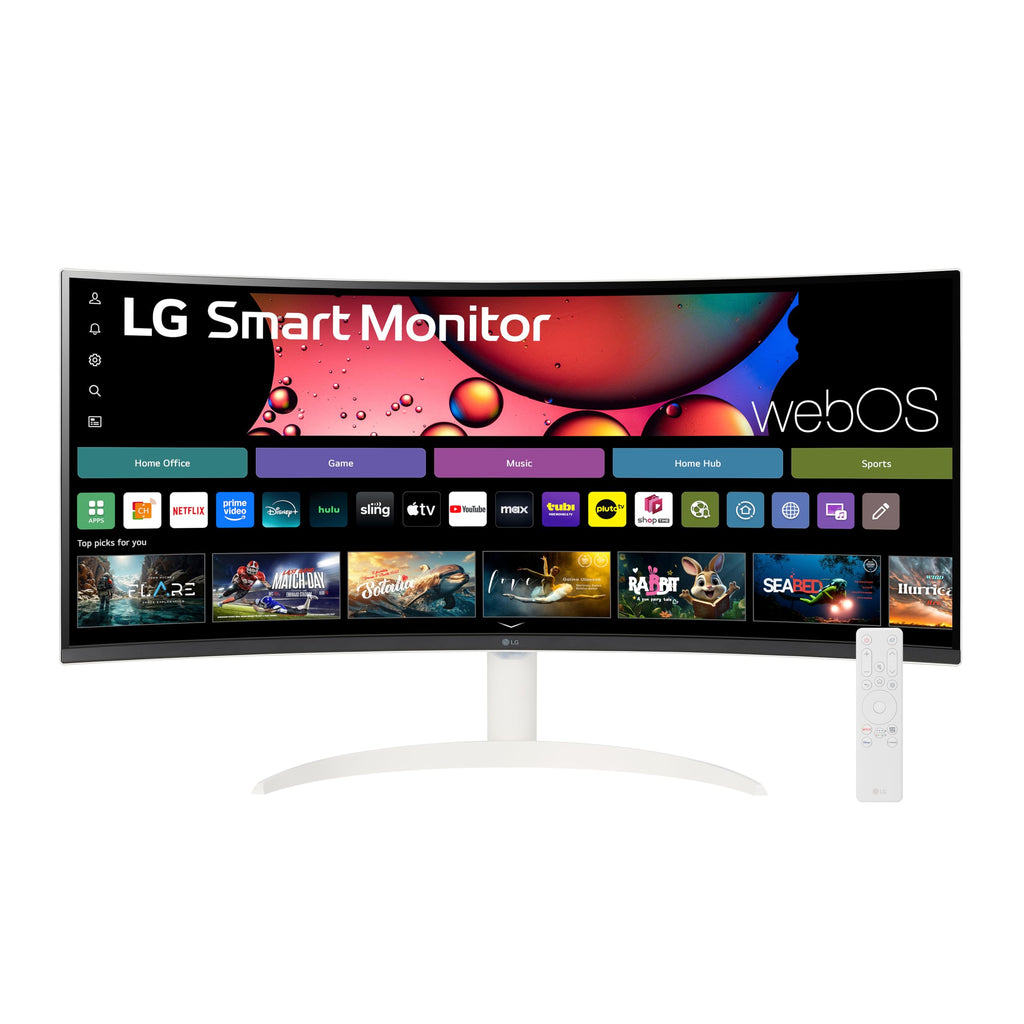 34-inch QHD Curved UltraWide Smart Monitor with Built-in Speaker X2437