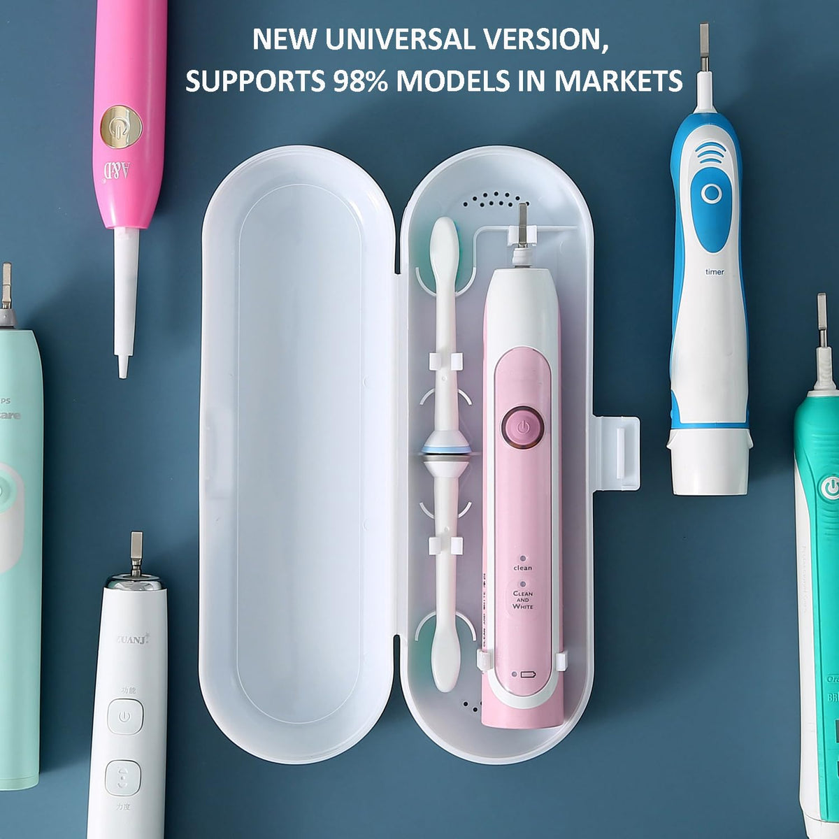 Plastic Electric Toothbrush Travel Case S36675