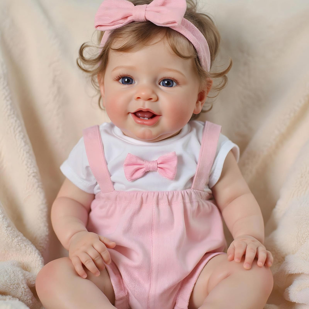 20 Inch Reborn Baby Dolls Girl with Rooted Hair R525990