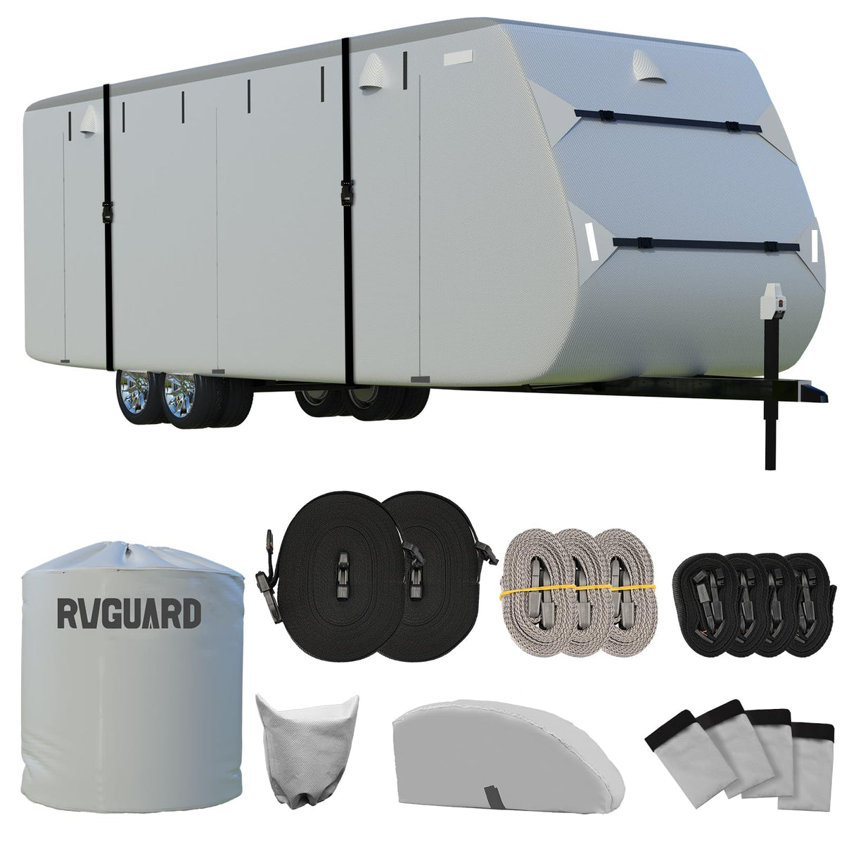 Grey 27'-30' RV Travel Trailer Cover T17284
