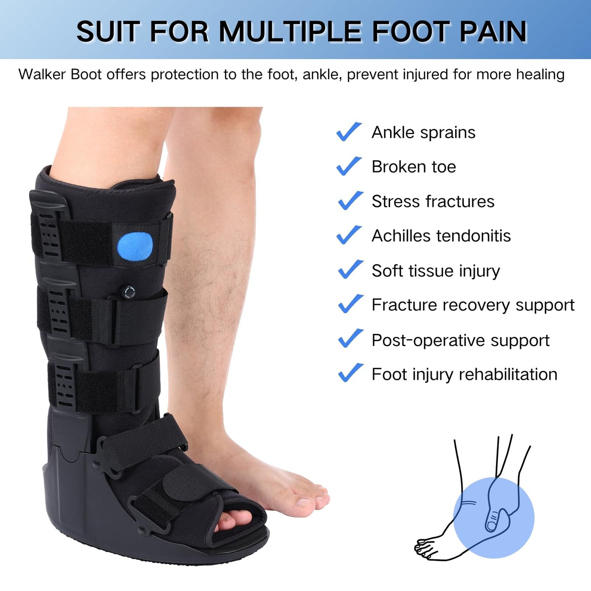 Small Inflatable Walking Boot R5978