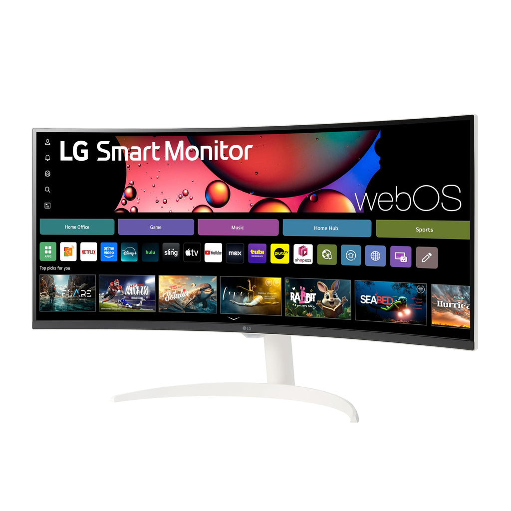 34-inch QHD Curved UltraWide Smart Monitor with Built-in Speaker X2437