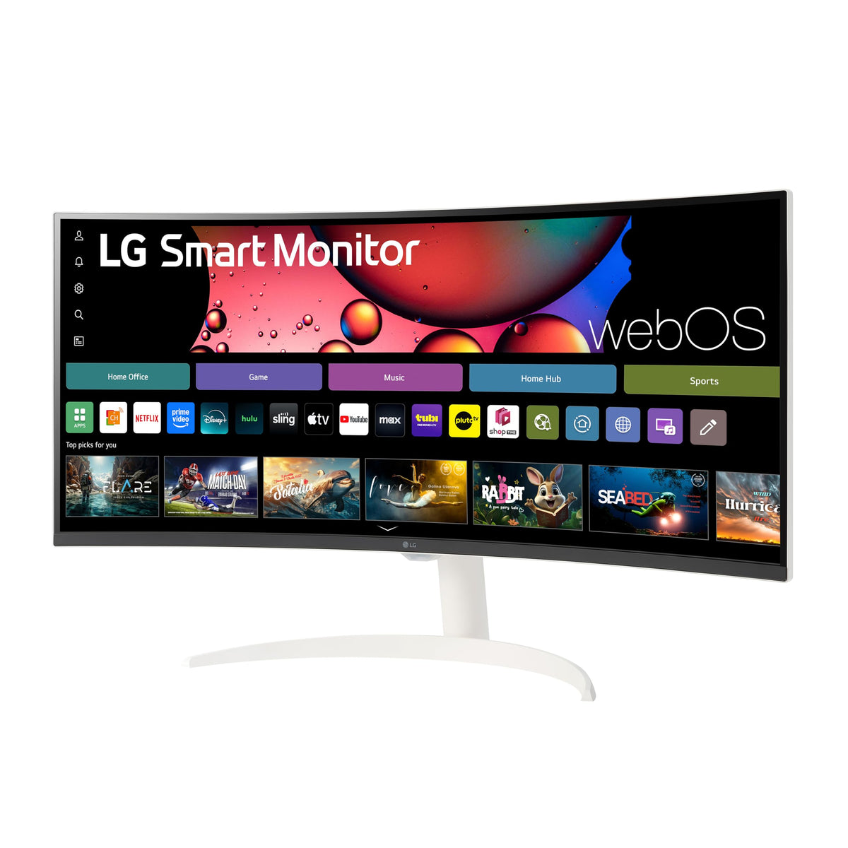 34-inch QHD Curved UltraWide Smart Monitor with Built-in Speaker X2437