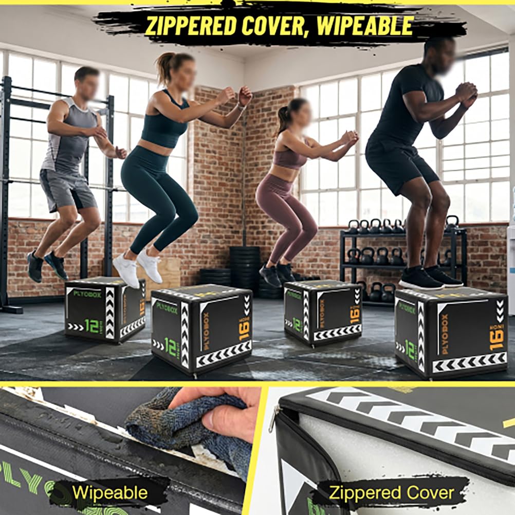 3-in-1 Soft Foam Plyometric Jump Box R79021