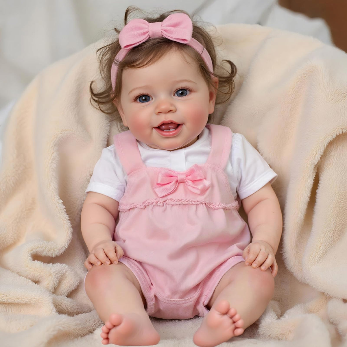 20 Inch Reborn Baby Dolls Girl with Rooted Hair R525990