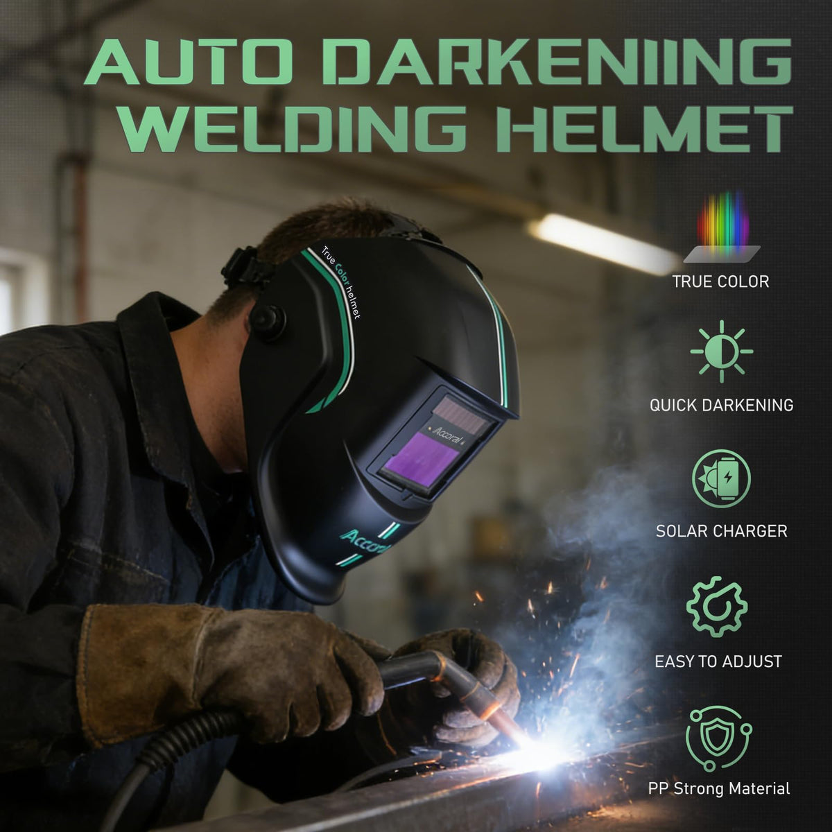 Auto-Darkening Welding Helmet X64696