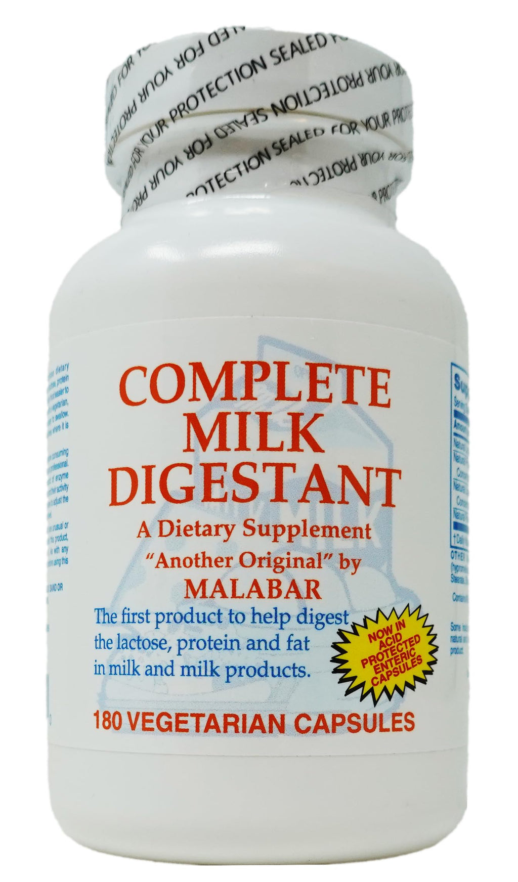 Milk Digestant 180 Count Y263