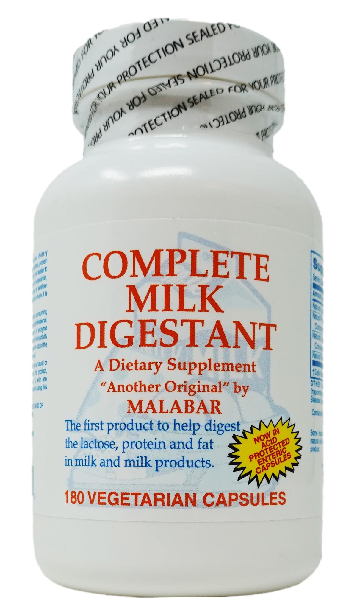 Milk Digestant 180 Count Y263