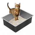 High Sided Stainless Steel Cat Litter Box R243771