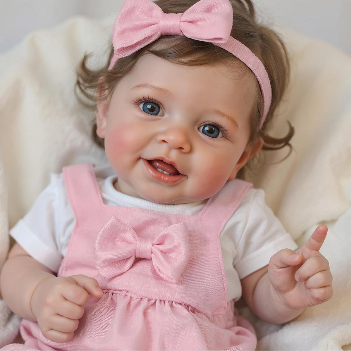 20 Inch Reborn Baby Dolls Girl with Rooted Hair R525990