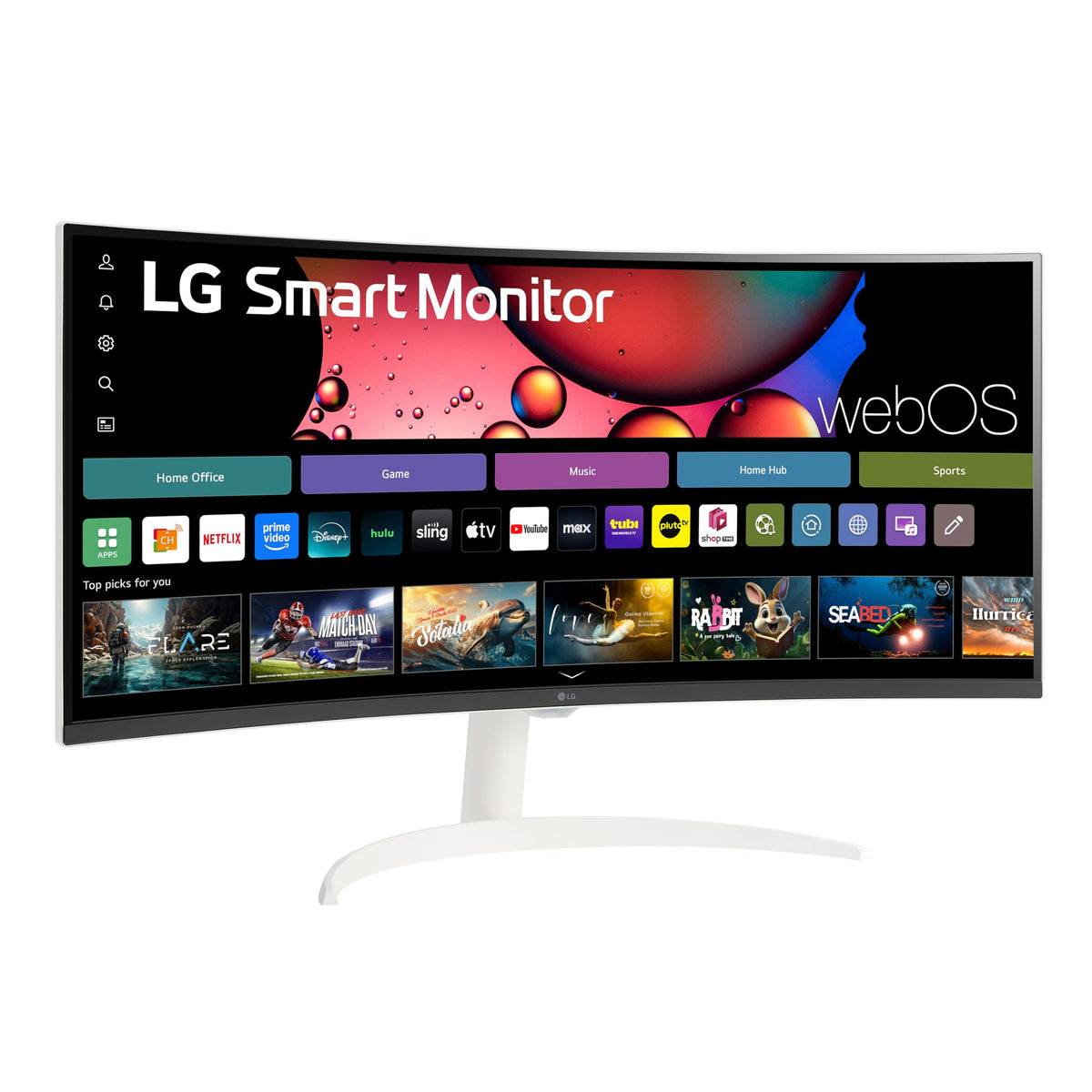 34-inch QHD Curved UltraWide Smart Monitor with Built-in Speaker X2437