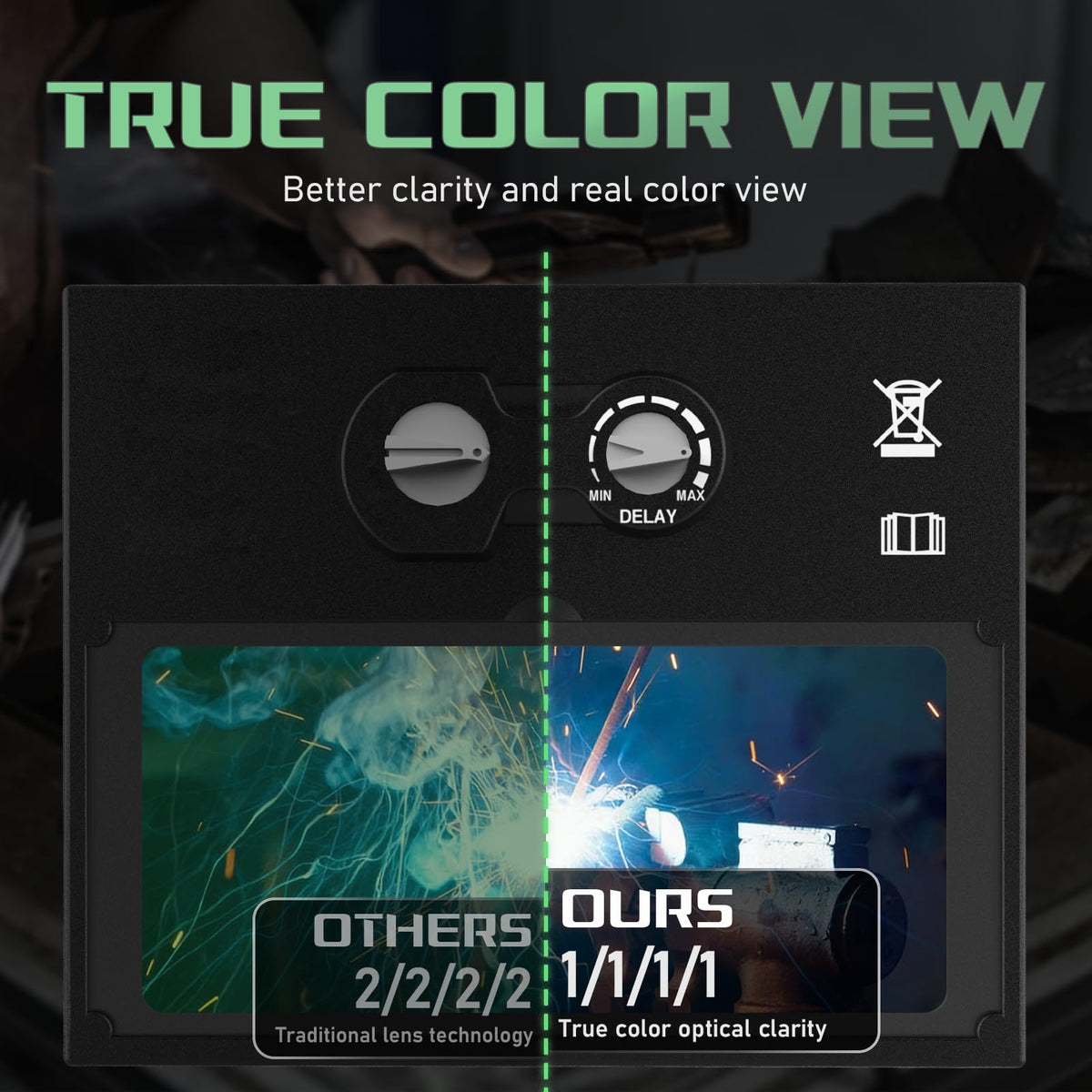 Auto-Darkening Welding Helmet X64696