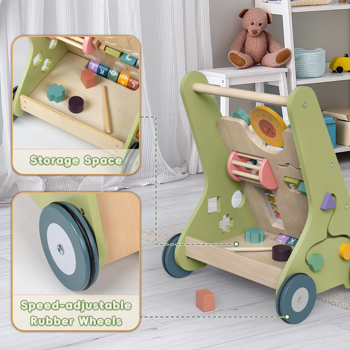 Wooden Baby Walker M988