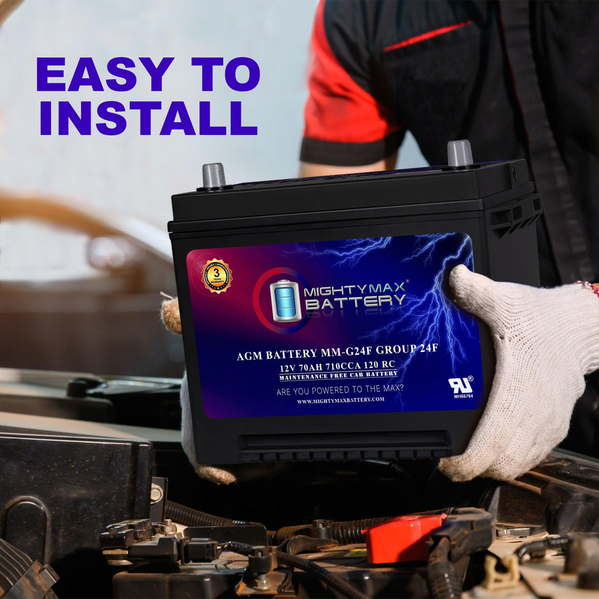 12V 70Ah AGM Replacement Battery K430235